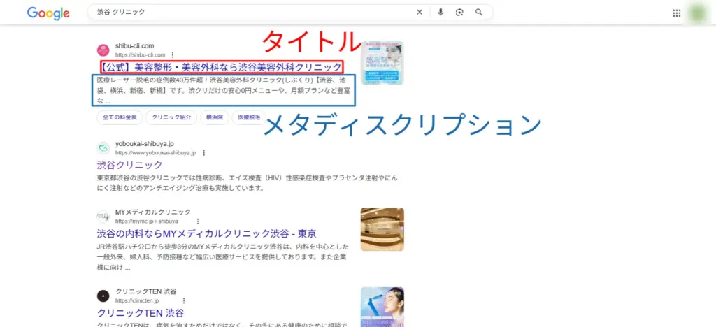 タイトルとメタディスクリプション