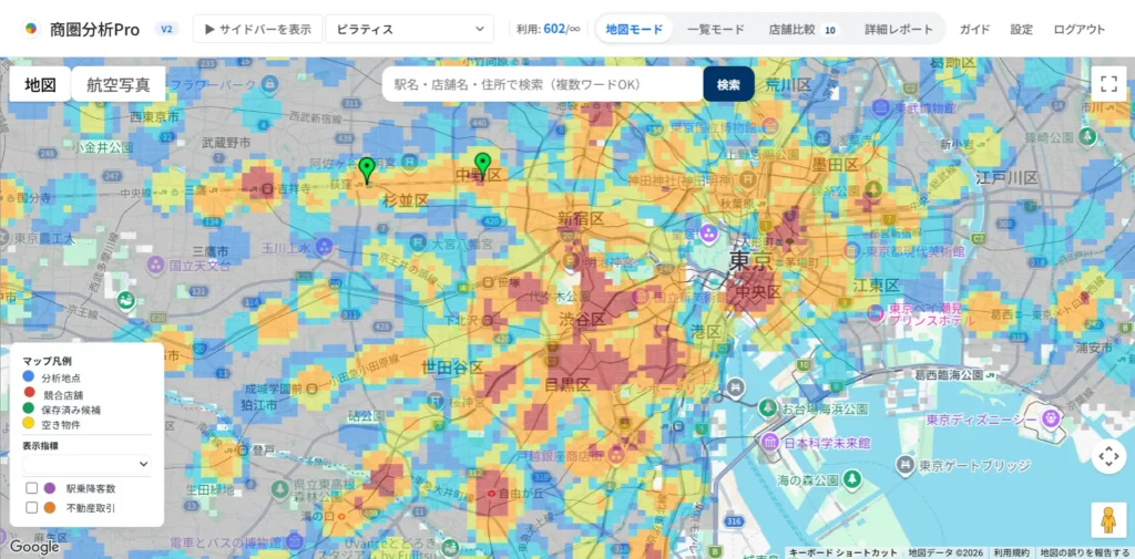 実力マップ